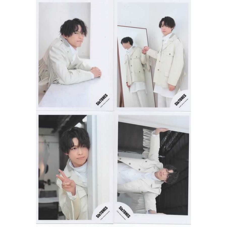松村北斗 公式写真 4枚セット 公式グッズ SixTONES ストーンズ