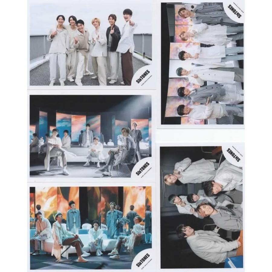 【最終値下げ】SixTONES 公式写真 まとめ売り（2024〜2025） SixTONES 公式写真 5枚セット 公式グッズ ストーンズ L判フォト