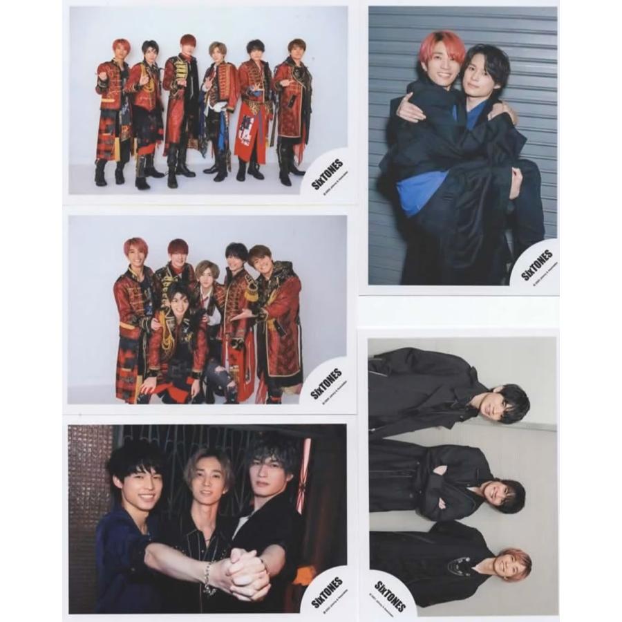 SixTONES 公式写真 5枚セット 公式グッズ ストーンズ L判フォト