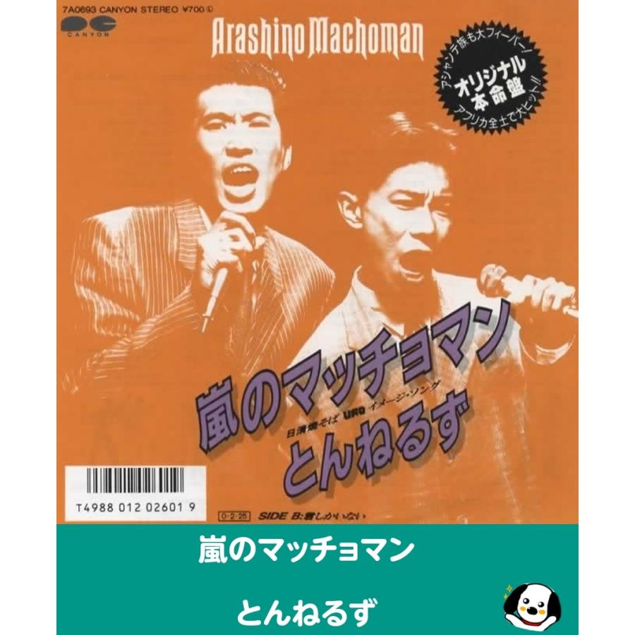 嵐のマッチョマン/とんねるず EPレコード シングルレコード アナログ
