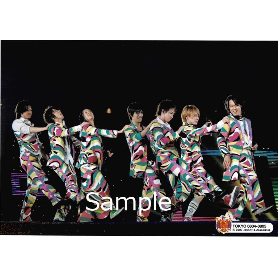 関ジャニ 集合 公式生写真 Tour 07 Tokyo 0804 0805 衣装白 紫 緑 黄色 右手前の肩 全身 Z アレイズブック ヤフーshop 通販 Yahoo ショッピング