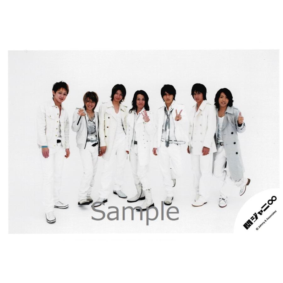 関ジャニ 集合 公式生写真 衣装白 背景白 全身 カメラ目線 錦戸ピース 村上親指立て Z アレイズブック ヤフーshop 通販 Yahoo ショッピング