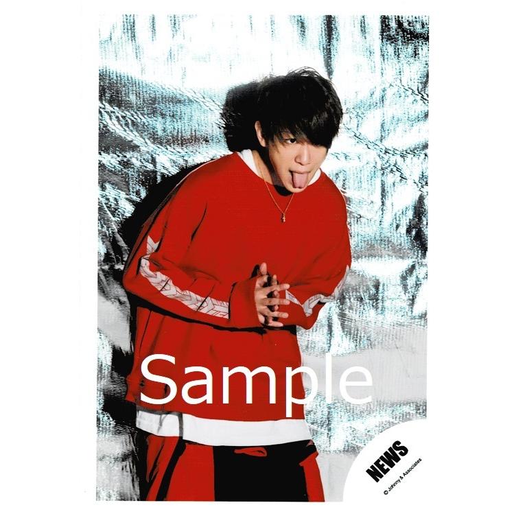 小山慶一郎 News 公式生写真 Epcotia 衣装赤 白 黒 目線右方向 背景銀 グレー Z アレイズブック ヤフーshop 通販 Yahoo ショッピング