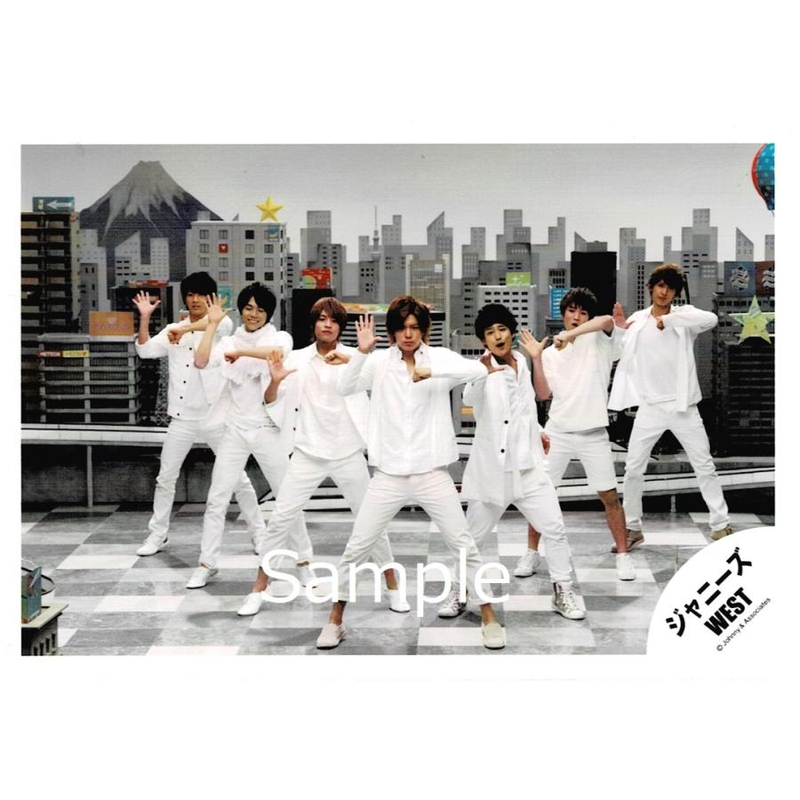 ジャニーズwest 集合 公式生写真 バンザイ夢マンサイ 衣装白 全身 左手グー 右手パー Z アレイズブック ヤフーshop 通販 Yahoo ショッピング