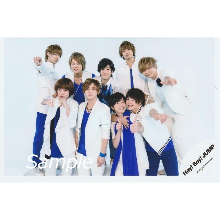 Hey Say Jump 集合 公式生写真 真剣sunshine 衣装白 青 伊野尾両手グー 有岡左手 親指小指立て Z 1968 アレイズブック ヤフーshop 通販 Yahoo ショッピング