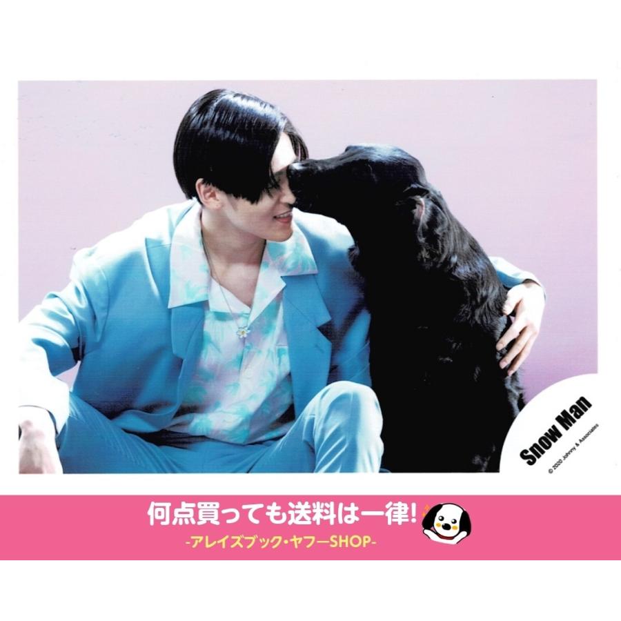 目黒蓮 Snow Man スノーマン 公式生写真 シングル Kissin My Lips Stories Mv ジャケ写 特典映像オフショット 背景紫 衣装水色 緑 犬 Z アレイズブック ヤフーshop 通販 Yahoo ショッピング