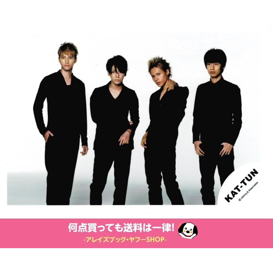 Kat Tun 集合 4人体制 公式生写真 衣装黒 目線左方向 背景白 口閉じ Z アレイズブック ヤフーshop 通販 Yahoo ショッピング