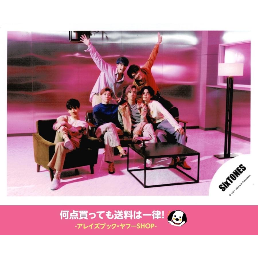Sixtones ストーンズ 集合 公式生写真 シングル マスカラ Mv ジャケ写オフショット 全身 カメラ目線