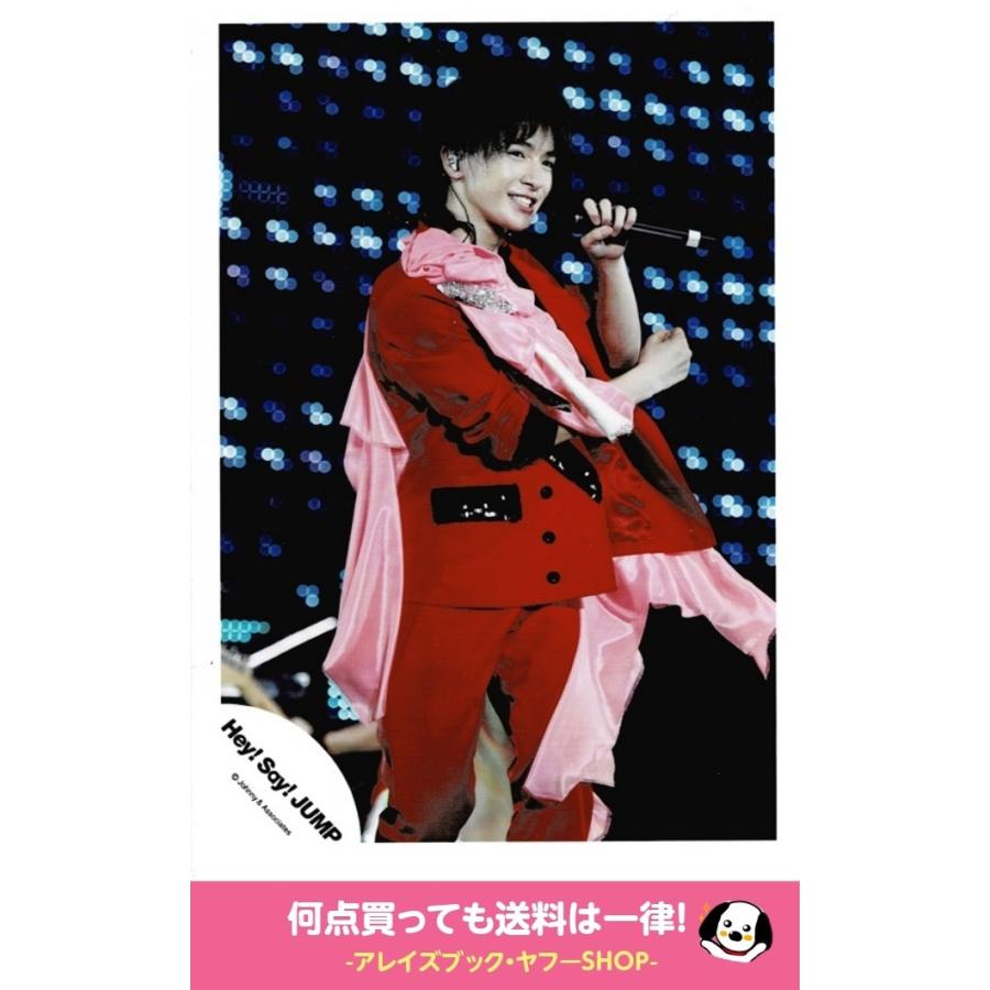 知念侑李 Hey Say Jump 公式生写真 ライブ 衣装赤 黒 ピンク マイク持ち 右手グー Z 227 アレイズブック ヤフーshop 通販 Yahoo ショッピング
