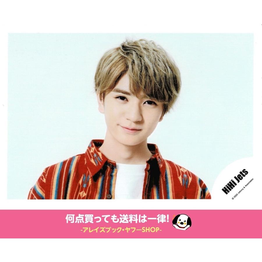 高橋優斗 Hihi Jets 公式生写真 Hihi Jets オリジナルフォト 衣装赤 オレンジ 青 白 背景グレー 口閉じ カメラ目線 Z アレイズブック ヤフーshop 通販 Yahoo ショッピング
