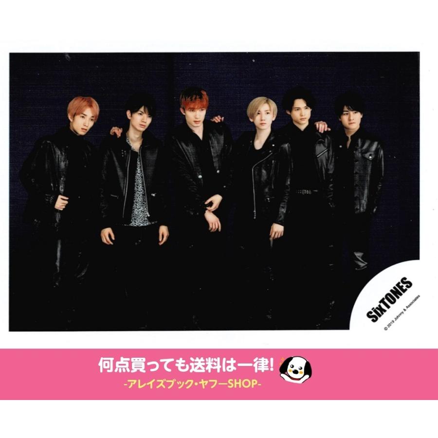 Sixtones ストーンズ 集合 公式生写真 Johnnys Island Store オフショット 衣装黒 背景青 目線右 口閉じ Z アレイズブック ヤフーshop 通販 Yahoo ショッピング