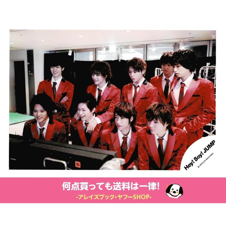 Hey Say Jump 集合 公式生写真 Ainoarika 衣装赤 白 全員でモニター見てる Z 2543 アレイズブック ヤフーshop 通販 Yahoo ショッピング