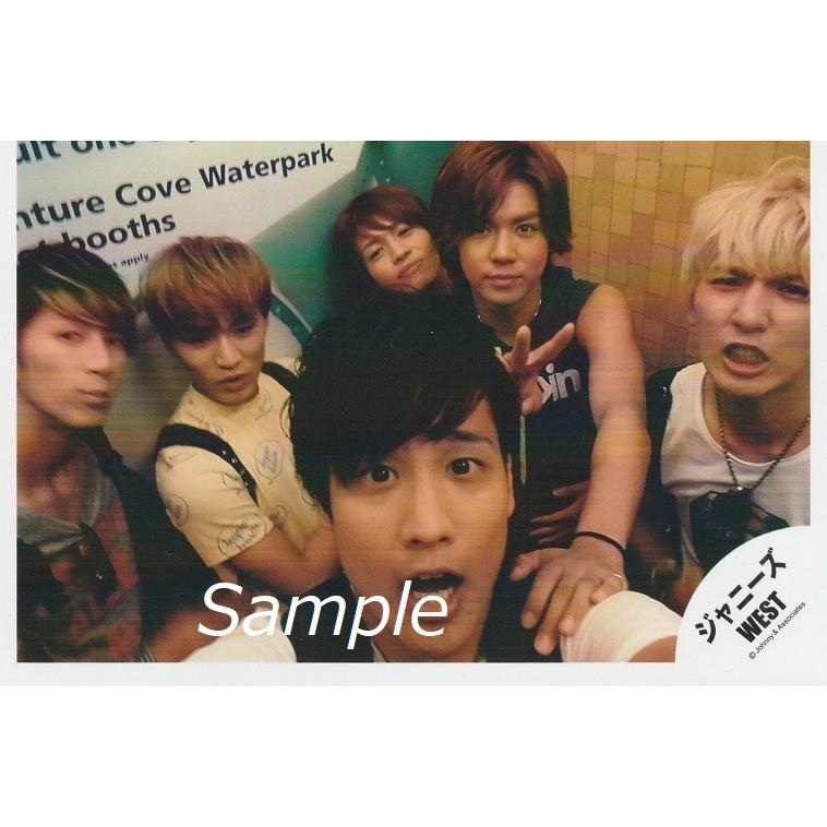 小瀧望 神山智洋 桐山照史 藤井流星 濱田崇裕 中間淳太 おおきに 公式生写真 小瀧ピース ジャニーズwest ランキング総合1位 カメラ目線