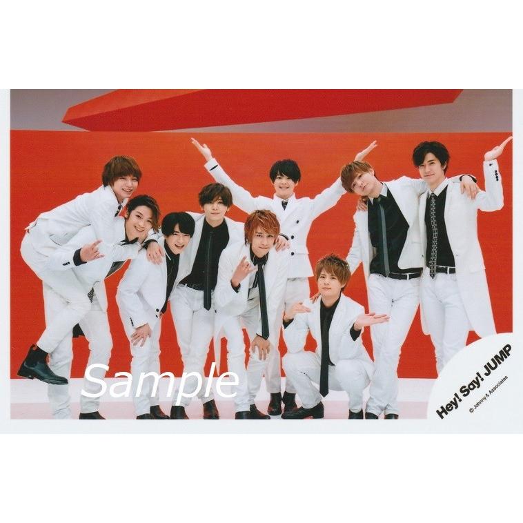 Hey Say Jump 集合 公式生写真 Precious Girl プレシャスガール 衣装白 黒 背景赤 Z 567 アレイズブック ヤフーshop 通販 Yahoo ショッピング