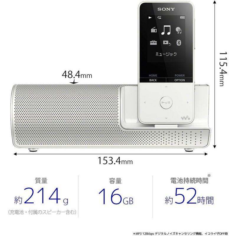 ソニー ウォークマン Sシリーズ 16GB NW-S315K : MP3プレーヤー Bluetooth対応 最大52時間連続再生 イヤホン/ ウォークマン Sシリーズ 16GB NW S315K MP3プレーヤー Bluetooth対応 最大52時間連続再生 イヤホン/
