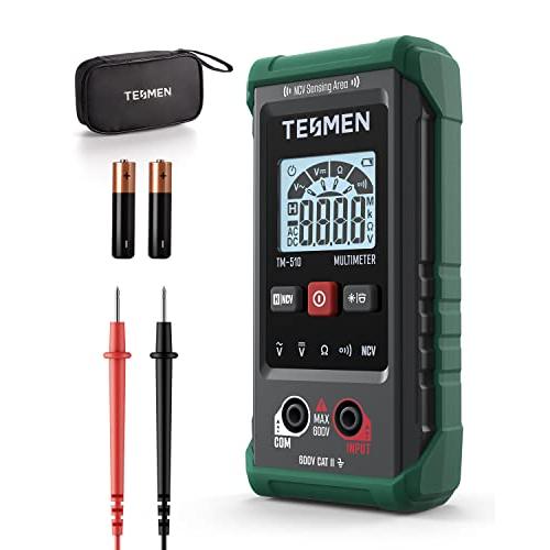 TESMEN TM-510 テスター 、4000カウント デジタル 小型 マルチメーター 