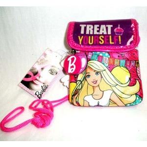 Barbie バービー　ビニールウォレットひも付きポーチ・タイプ | 