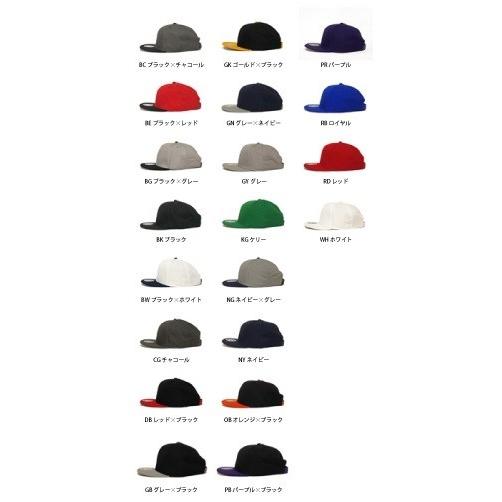 OTTO CAP/コットンツイルフラットバイザー　2TONE |  | 01