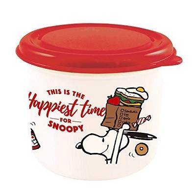 Peanuts Round Mini Case スヌーピー フタred ミニ コンテナー タッパー 保存容器 Snoopy Slw400 アライバル 通販 Yahoo ショッピング