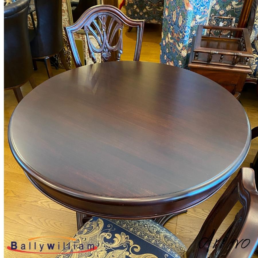 ダイニングテーブル 円形 100cm マホガニー アンティーク ダイニングテーブル 円形 100cm マホガニー アンティーク