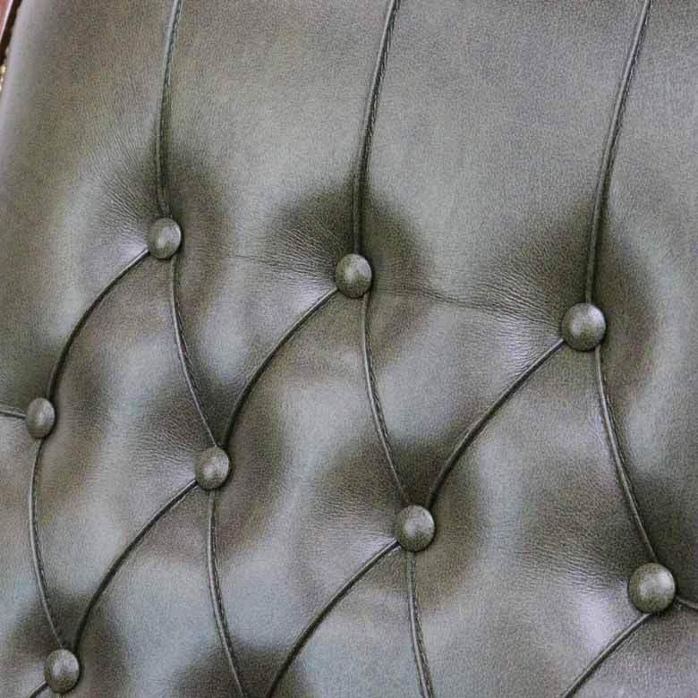 2026年 イタリア ロッキングチェア 本皮グリーン 猫脚 肘付き チェア ソファ サロンチェア 完成品 イス 木製 彫刻 高級家具 【MY2997266314】(104720円)