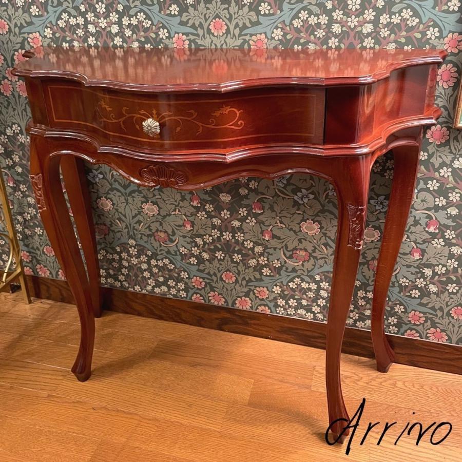 コンソールテーブル ヨーロピアン アンティーク 象嵌 猫脚 楽天市場