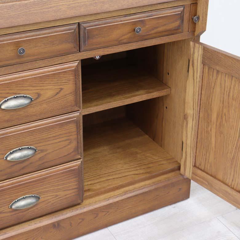 ライティングデスク 幅80cm ナラ材 日本製 旭 北海道 机 ART ポイント5倍 デスク ライティングデスク パソコンデスク PC