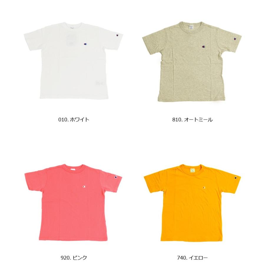 チャンピオン Champion Tシャツ 無地 Cロゴ カットソー ワンポイント ルームウェア レディース メンズ 男女兼用 (c3-p300)｜arrowhead｜14