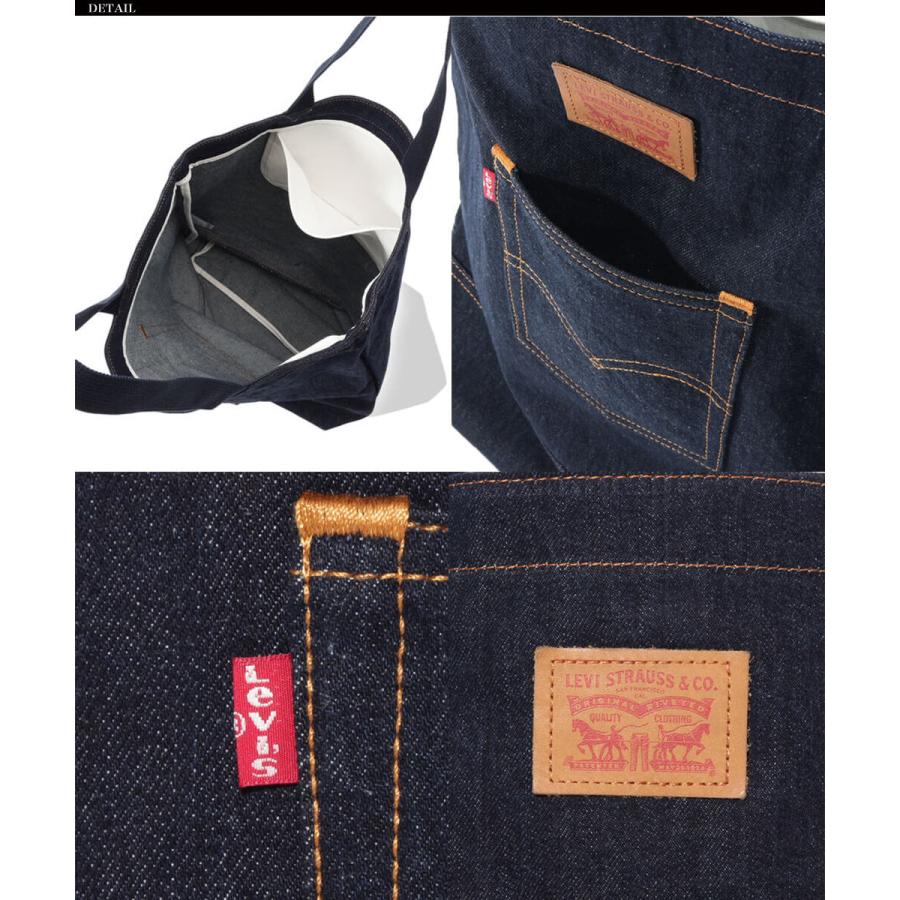 Levi's リーバイス デニムトートバッグ Levi's＠ ACCESSORY レッドタブロゴ メール便送料無料 (d5440-0002)｜arrowhead｜02