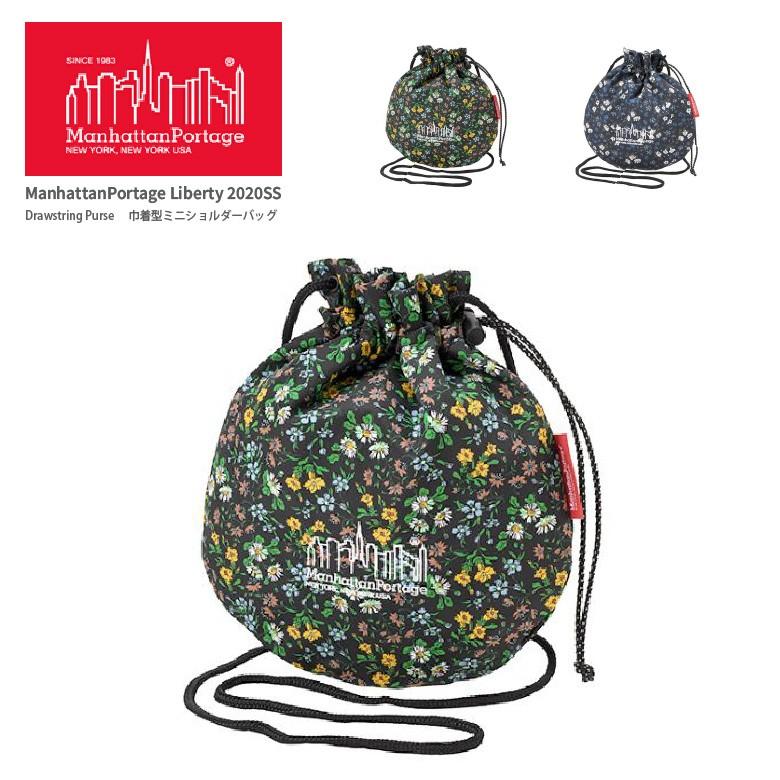 マンハッタンポーテージ Manhattan Portage ショルダーバッグ 巾着 斜め掛けバッグ ポーチ 花柄 軽量 メンズ レディース (dsp-lglbty20ss)｜arrowhead