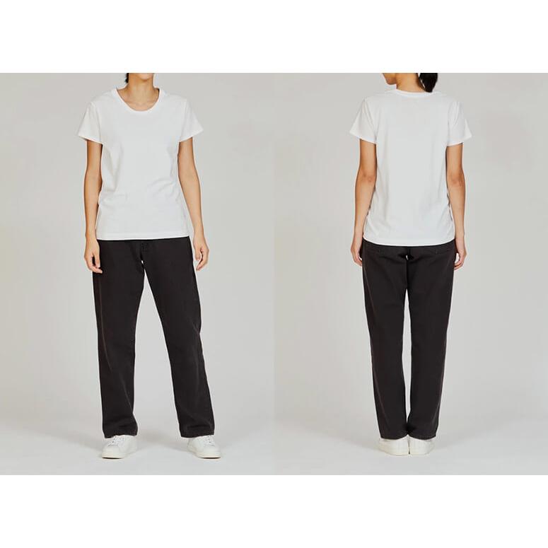 Hanes ヘインズ 2枚組 クルーネックTシャツ 半袖Tee レディース