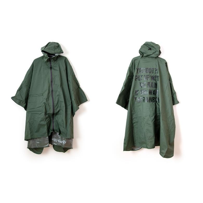 キウ Kiu レインポンチョ レインコート RAIN PONCHO レディース メンズ (k64)｜arrowhead｜25