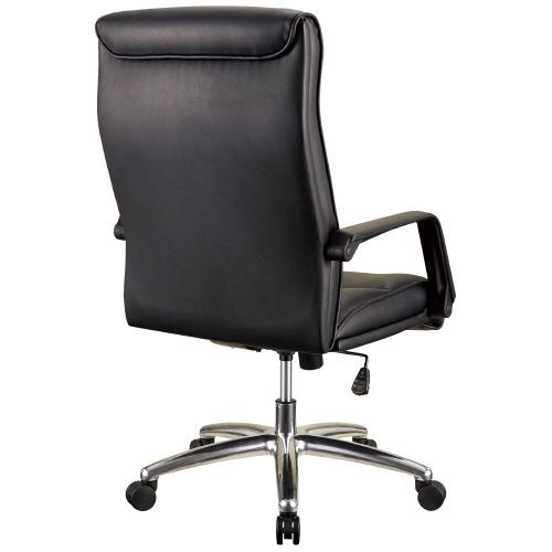 【組立設置対応】マネージャーチェア役員イス ハイバック プラス KB-MA081NL BK PVCレザー張り JT-128202の画像