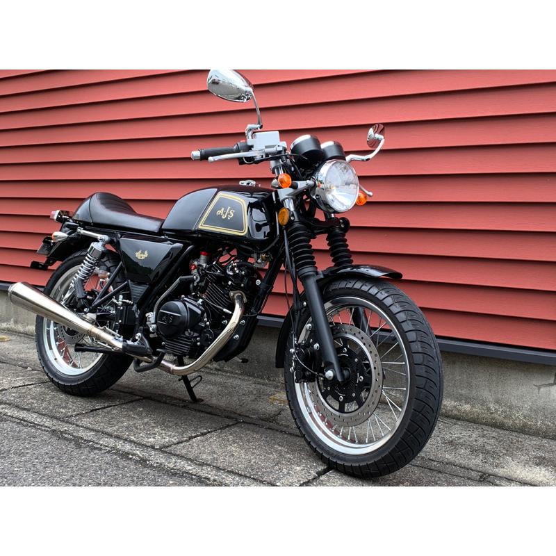 AJS Cadwell 125専用 NIBBIキャブレターPE28（ブラック）キット（パワーフィルター付き）の画像