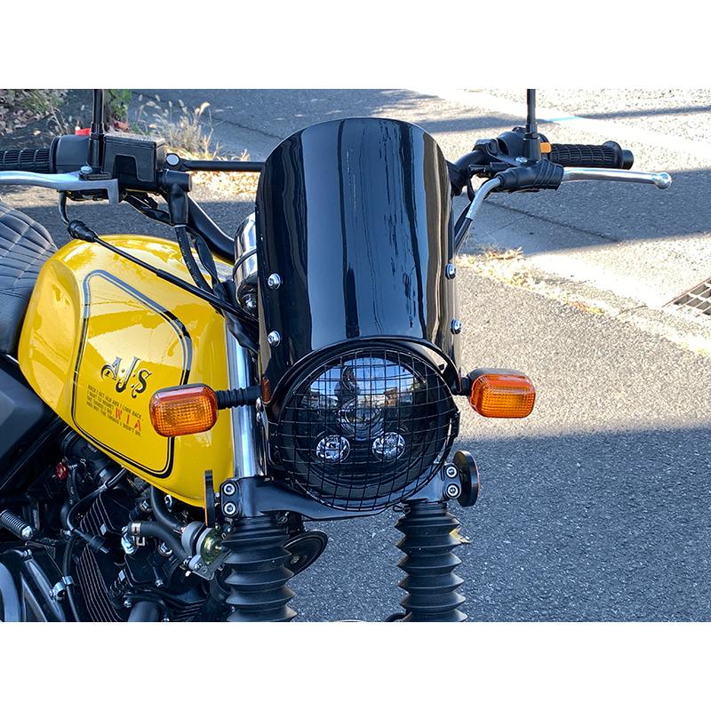 AJS スクランブラー ヘッドライトストーンガード（タイプA