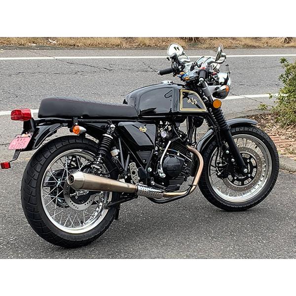 AJS純正 Cadwell 125用 二人乗りダブルシート : アローズショップ