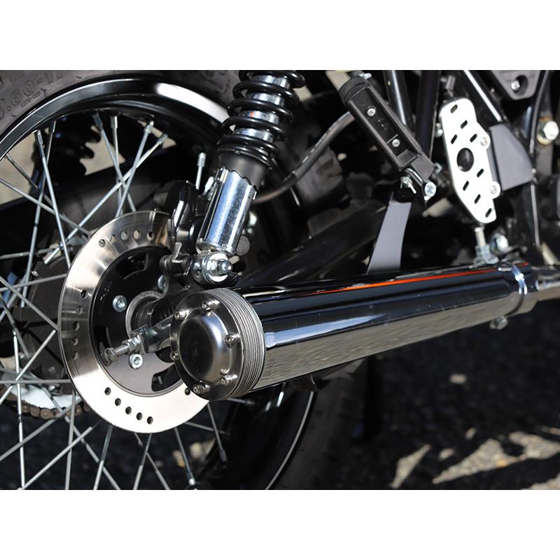 AJS TempestScrambler125 専用トラップメガフォン フルEXマフラー