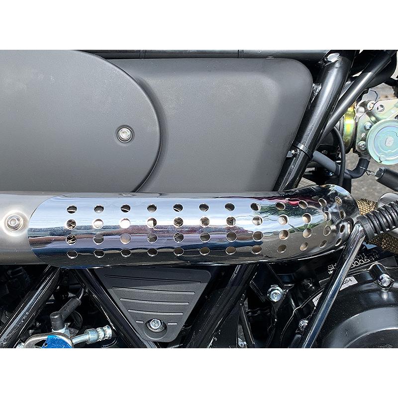 ローブローカスタムズ　ヒートガード　1本 マフラーヒートガード（カーブ）【汎用】 : アローズショップ