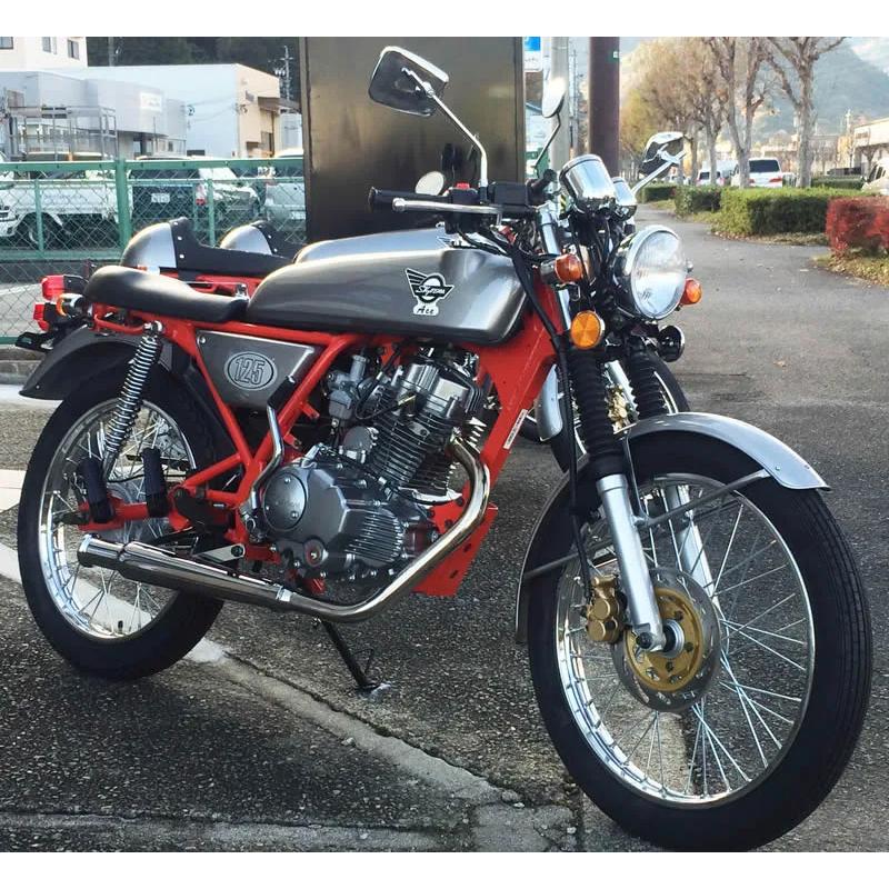 ACE125専用ステンレスエキパイ(日本製) : アローズショップヤフー店
