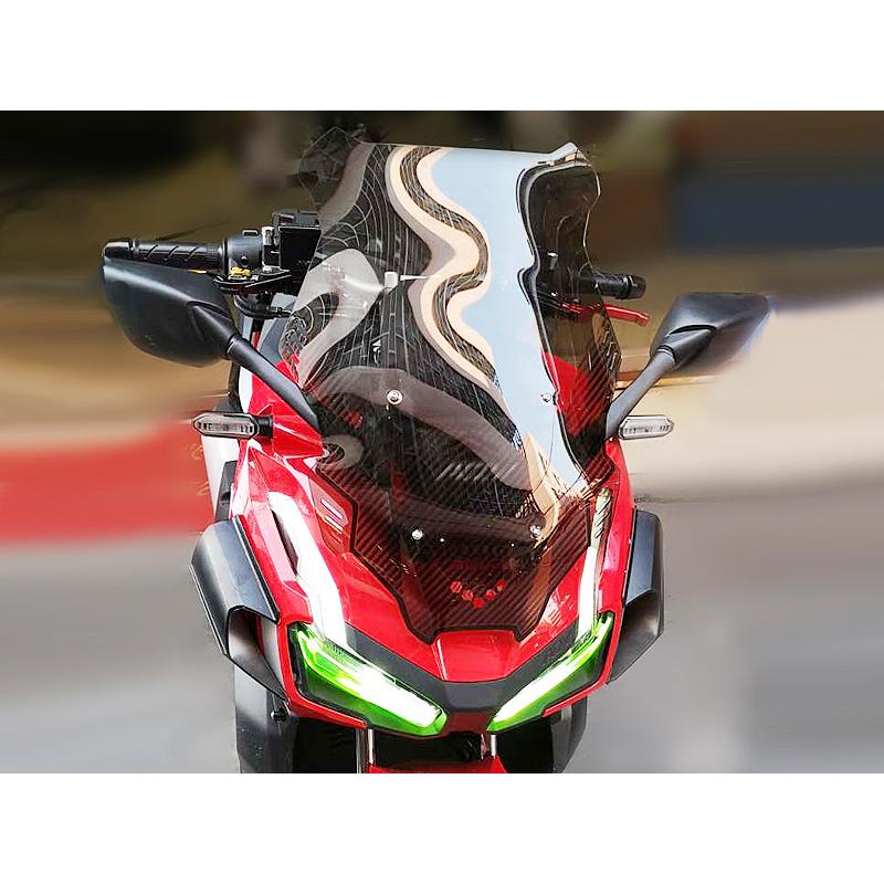 ADV150 ロングスクリーン スモーク　新品 HONDA ADV150 用 フロント スモーク ロングスクリーン : アローズ
