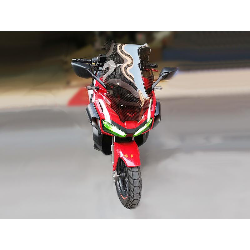 HONDA ADV150 用 フロント スモーク ロングスクリーン : アローズ