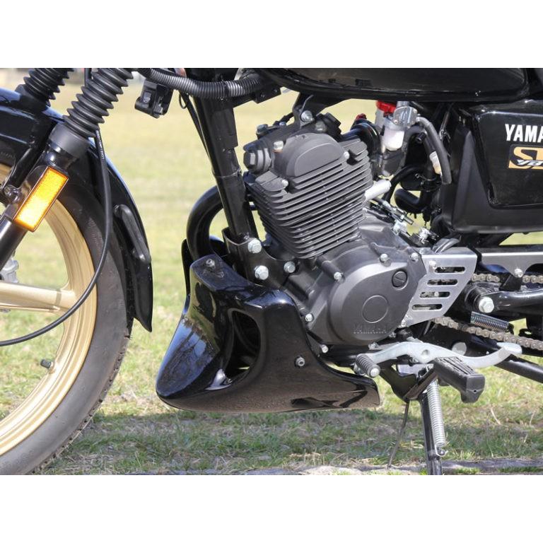 ARROWS製YB125専用アンダーカウル（FRP黒ゲルコート）(日本製