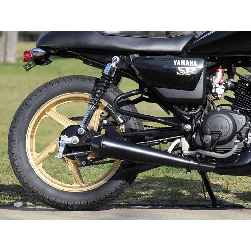 YB125SP専用リバースコーン(ブラック)＆NIBBIキャブレター（PE28