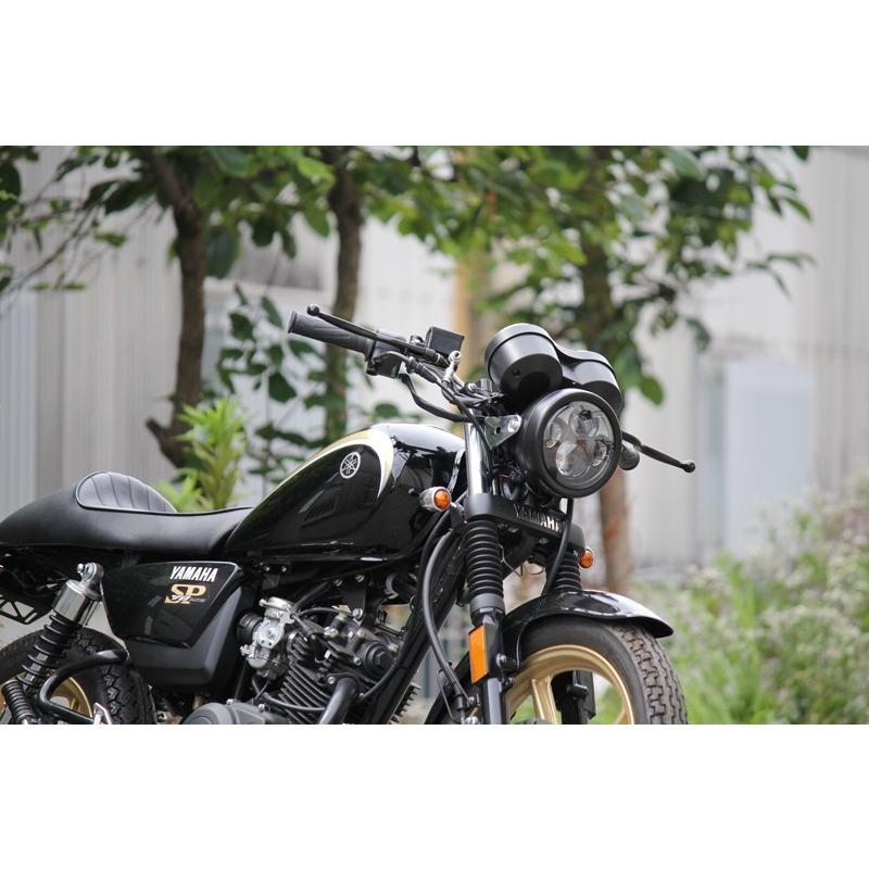 YB125SPライトLED！ YB125SP専用プロジェクターLEDヘッドライト（ブラックモデル