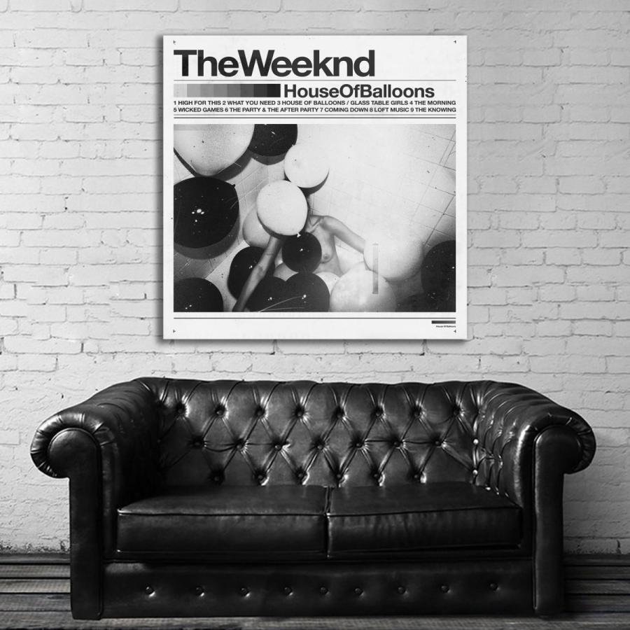 The Weeknd ザ・ウィークエンド 特大 ポスター 100x100cm 海外 ?R&B