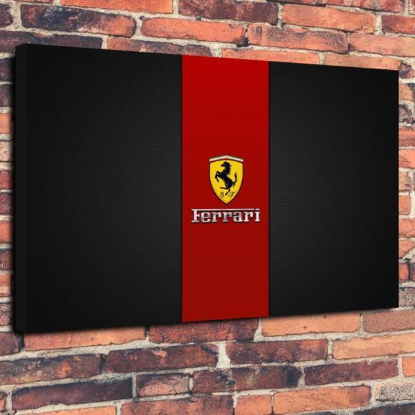海外最新 海外 A１ 絵 ポスター アート パネル キャンバス 高級 ロゴ Ferrari Ferrari フェラーリ 雑貨 グッズ