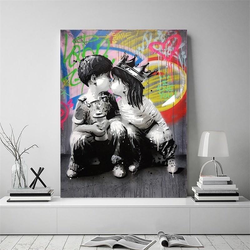 Banksy バンクシー 大 ポスター アート 70x50cm グッズ インテリア