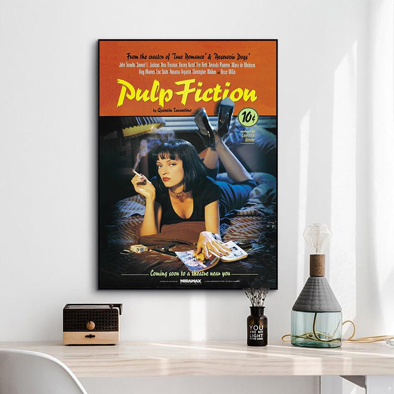 （訳ありセール 格安）パルプ・フィクション Pulp Fiction 大 ポスター 70x50cm グッズ タランティーノ ユマ サーマン 映画 雑貨 フォト アート 大判 大きい