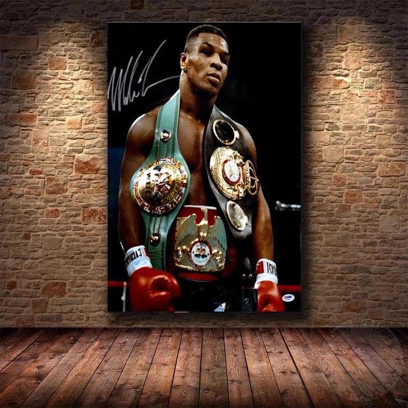 マイク・タイソン 大 ポスター 70x50cm 海外 ボクシング グッズ カフェ 雑貨 フォト アート ボクサー Mike Tyson 7｜arrowwingsjapan