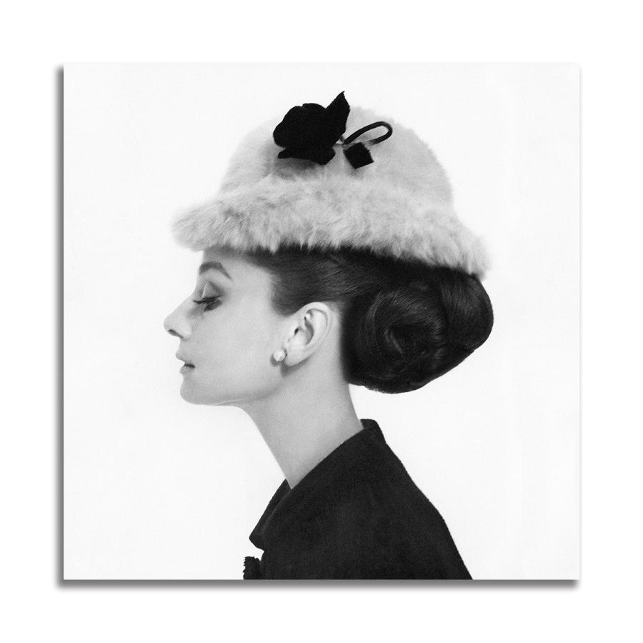 オードリー・ヘプバーン ポスター ボード パネル フレーム 50x50cm 海外 北欧 おしゃれ グッズ 絵 写真 アート ヘップバーン カフェ 5